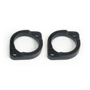 Exhaust Flanges Late Style for Harley 84-25 Big Twin (Replaces OEM: 65184-02 & 62328-83A) / Black  - Customhoj