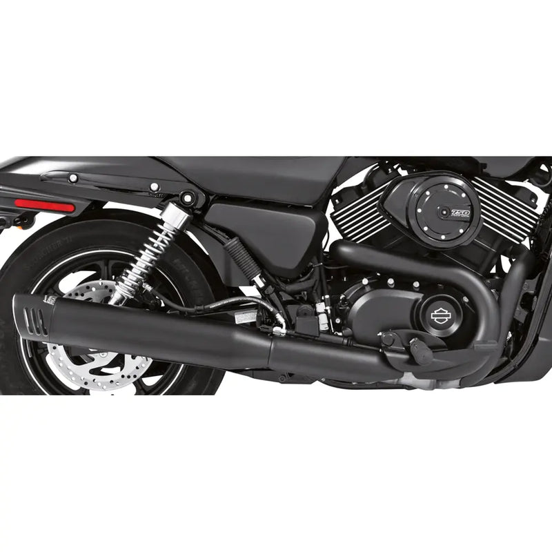 Freedom Performance Racing Slip-On Mufflers for Harley 14-20 XG500 / XG750 Street / Black with black end caps  - Customhoj