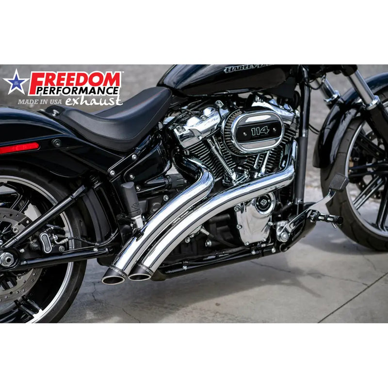 Freedom Performance Radical Radius Slash Cut Exhaust for Harley  - Customhoj