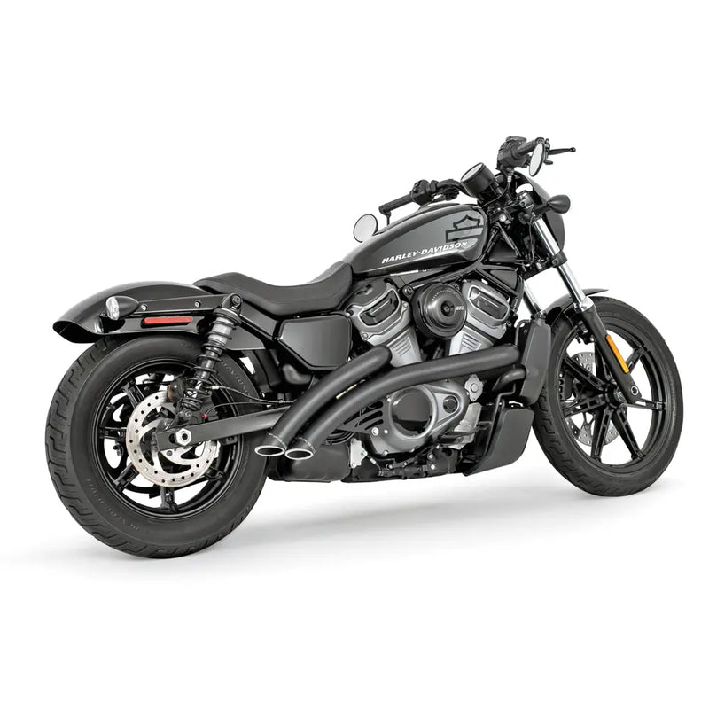 Freedom Performance Radical Radius Slash Cut Exhaust for Harley 22-25 Nightster RH975 / S / Black / Sculpted Black  - Customhoj