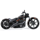 Freedom Performance Radical Radius Straight Star Exhaust for Harley 18-25 Softail (read note) / Black / Sculpted Black  - Customhoj