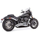 Freedom Performance Sharp Curve Radius Slash Cut Exhaust for Harley 18-25 Softail (read note) / Chrome / Chrome  - Customhoj