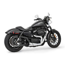 Freedom Performance Shorty American Outlaw 2-into-1 Exhaust for Harley 04-22 XL Sportster / Chrome / Chrome  - Customhoj