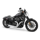 Freedom Performance Shorty Turn Out 2-into-1 Exhaust for Harley 04-22 XL Sportster / Chrome / Chrome  - Customhoj