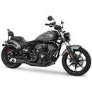 Freedom Performance Shorty Turn Out Slash Cut 2-into-1 Exhaust for Indian 22-25 Chief / Black / Chrome  - Customhoj