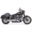 Freedom Performance Staggered Duals Exhaust for Harley 18-25 Softail (read note) / Chrome/Black  - Customhoj