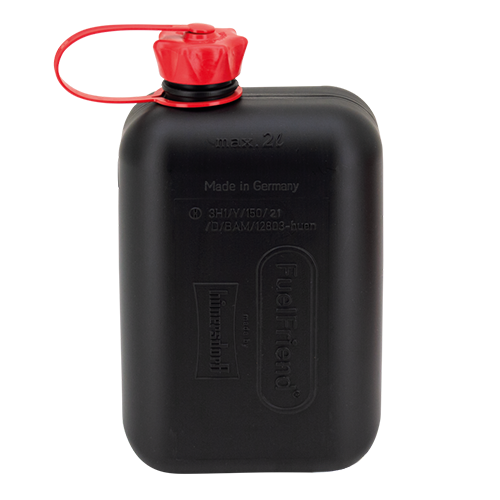 Fuel Friend Small Motorcycle Fuel Bottle Black / 2L  - Customhoj