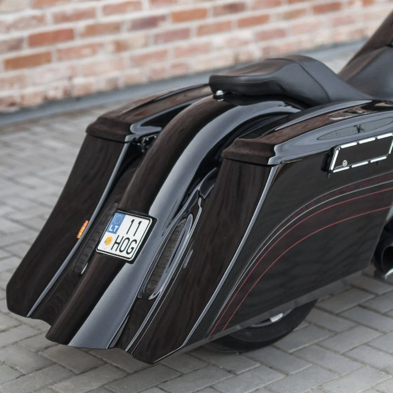 Killer Custom 7" / 5" Rozciągnięte korpusy sakw Swoop do motocykli Harley