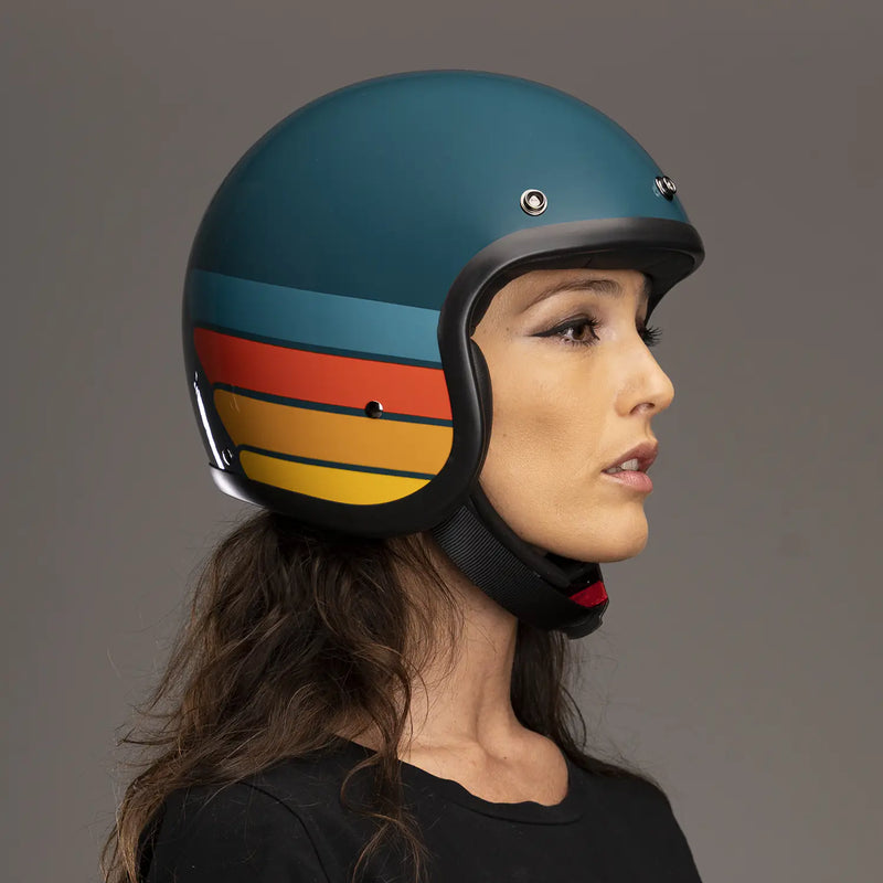 DMD Niestandardowy otwarty kask motocyklowy retro