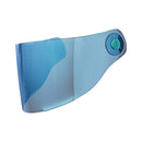 John Doe Helmet Visor for JD/One Blue Silver Mirror  - Customhoj