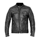 John Doe Storm Leather Motorcycle Jacket Black / M  - Customhoj