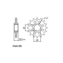JT Sprockets Front Sprocket KTM 1050 Adventure 15-16 JT Front Sprocket for KTM Customhoj