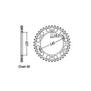 JT Sprockets Rear Sprocket Yamaha FZ750 85-86 JT Rear Sprocket for Yamaha Customhoj