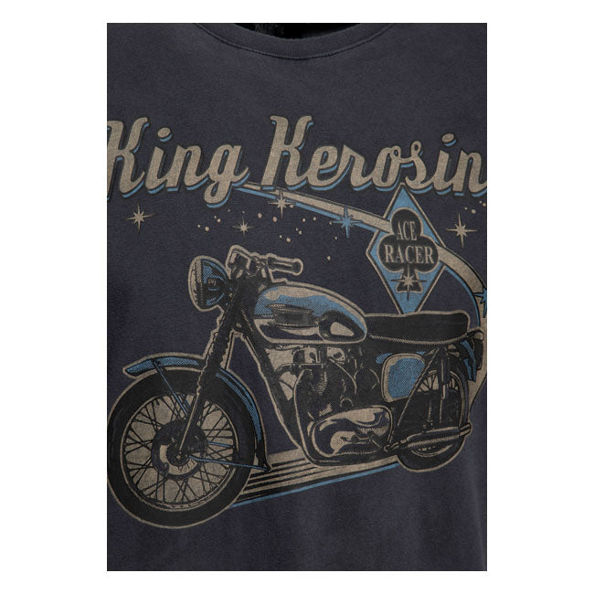 King Kerosin Ace Racer Oilwashed T-Shirt