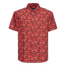 King Kerosin Biker Soul Short Sleeve Shirt Red / M  - Customhoj