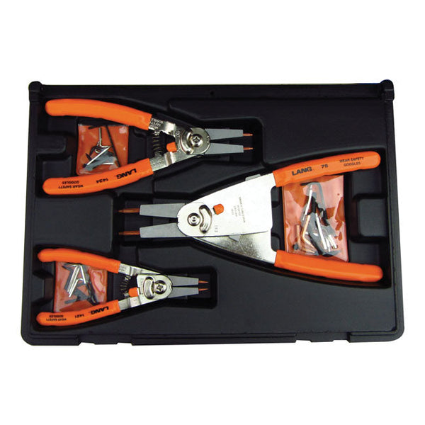 Lang Pliers Set Lang Tools Quick Switch Retaining Ring Pliers 3-pcs Set Customhoj