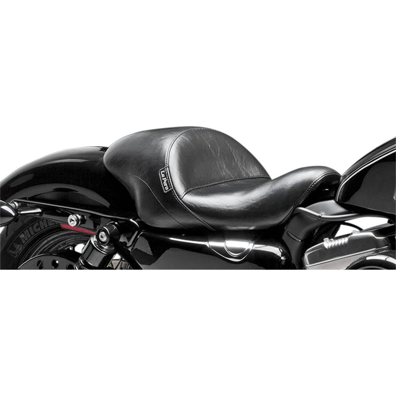 Le Pera Aviator Up Front Solo Seat for Harley 04-22 XL Sportster with 12.5 liter tank (excl. 07-09 XL Sportster) / Black  - Customhoj