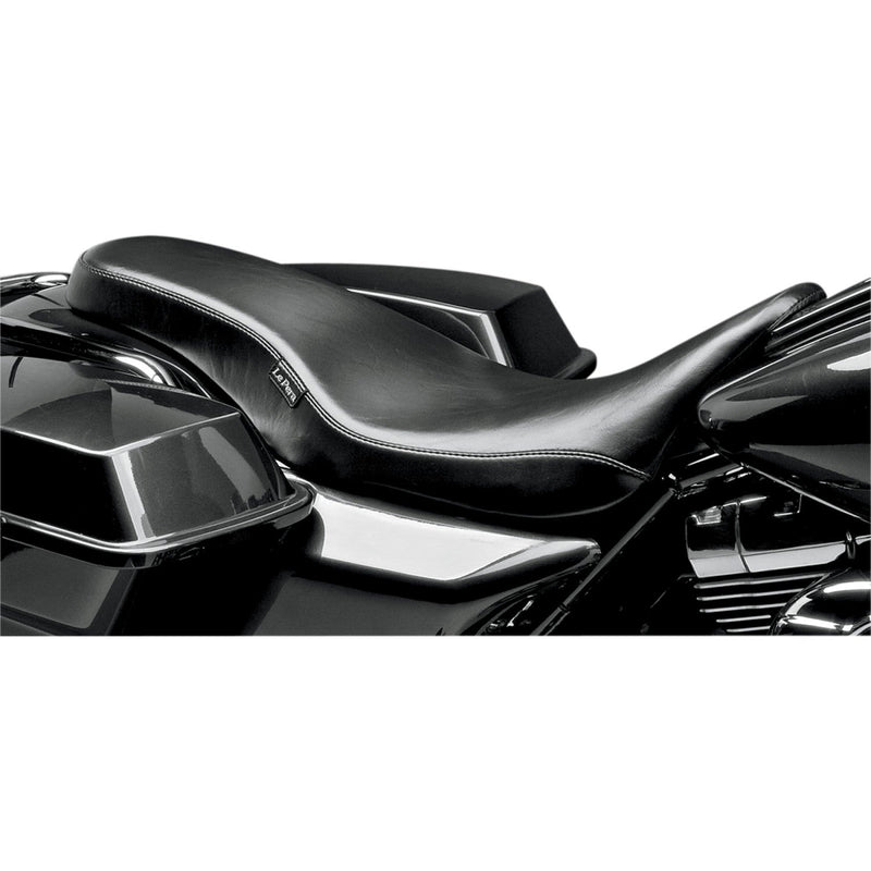 Le Pera Cobra 2-Up Seat for Harley 08-25 Touring (excl. 23-25 CVO; 24-25 Road Glide / Street Glide) / Black  - Customhoj