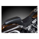 Le Pera KickFlip Solo Seat for Harley 18-25 Softail Heritage / Deluxe / Pleated Black  - Customhoj