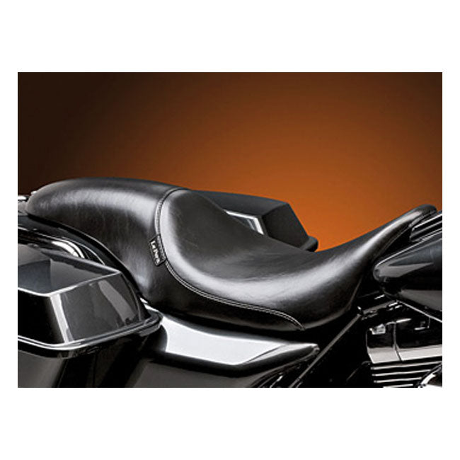 Le Pera Silhouette Full Lenght Seat for Harley 08-25 Touring (excl. 23-25 CVO; 24-25 Road Glide / Street Glide) / Black  - Customhoj