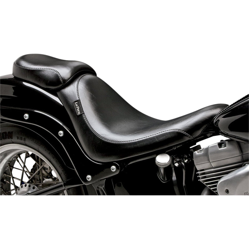 Le Pera Silhouette Passenger Seat for Harley 07-17 Softail Fat Boy / 23 cm (9")  - Customhoj