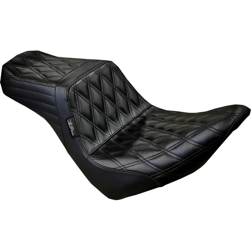 Le Pera Tailwhip 2-Up Seat for Harley 18-25 Softail Sport Glide & Low Rider / S / ST / Double Diamond Black  - Customhoj
