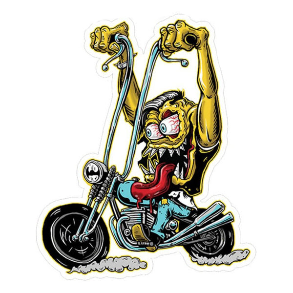 Lethal Threat Biker Monster Sticker