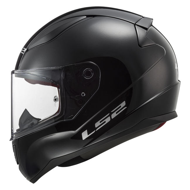 LS2 Rapid II Full Face Motorcycle Helmet Gloss Black / XS (53-54cm)  - Customhoj