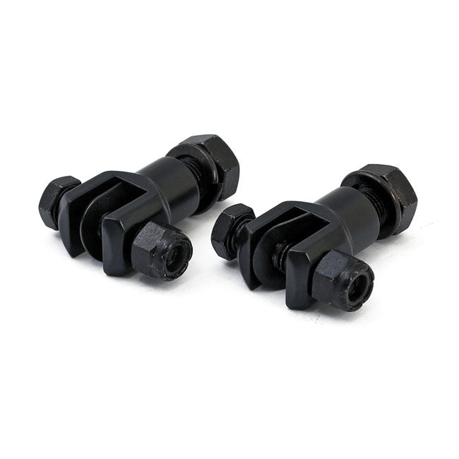 MCS Footpegs Brackets 72-81 FX; 84-02 FXST; 82-94 FXR / 1/2-20 / Black Passenger Footpeg Stud Assembly for Harley Customhoj