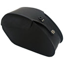MCS Reinforced Rigid Leather 36L Motorcycle Saddlebag Set  - Customhoj