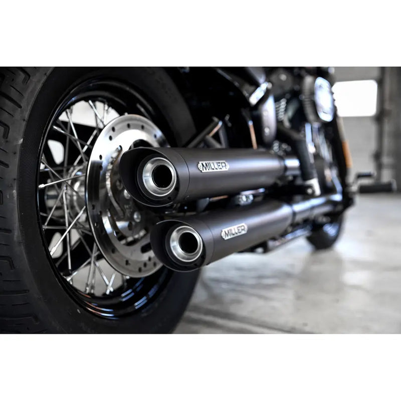 Miller Destiny Euro 5 Slip-On Mufflers for Harley  - Customhoj