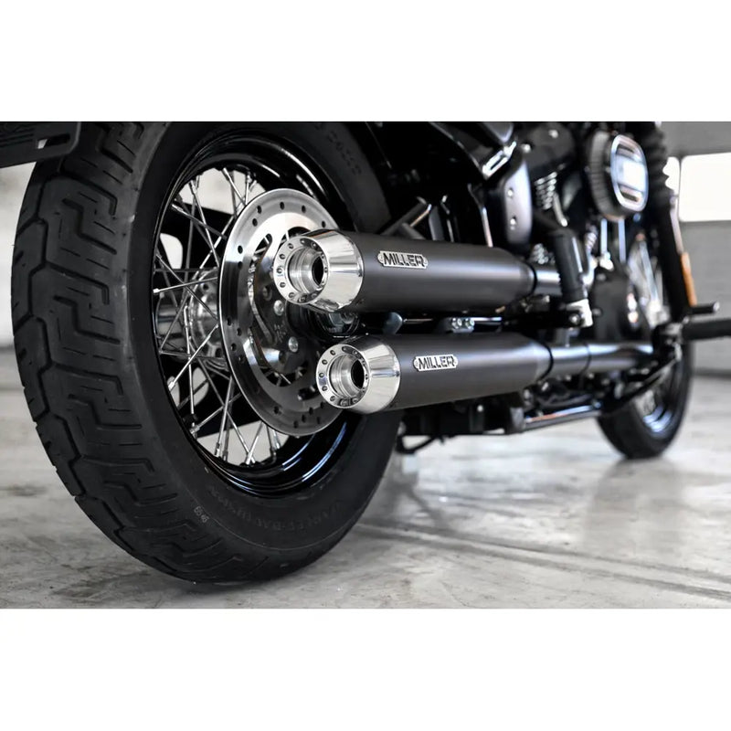 Miller Destiny Euro 5 Slip-On Mufflers for Harley  - Customhoj