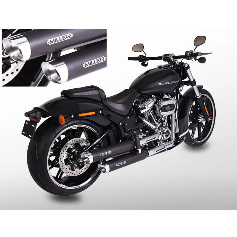 Miller Destiny Euro 5 Slip-On Mufflers for Harley  - Customhoj