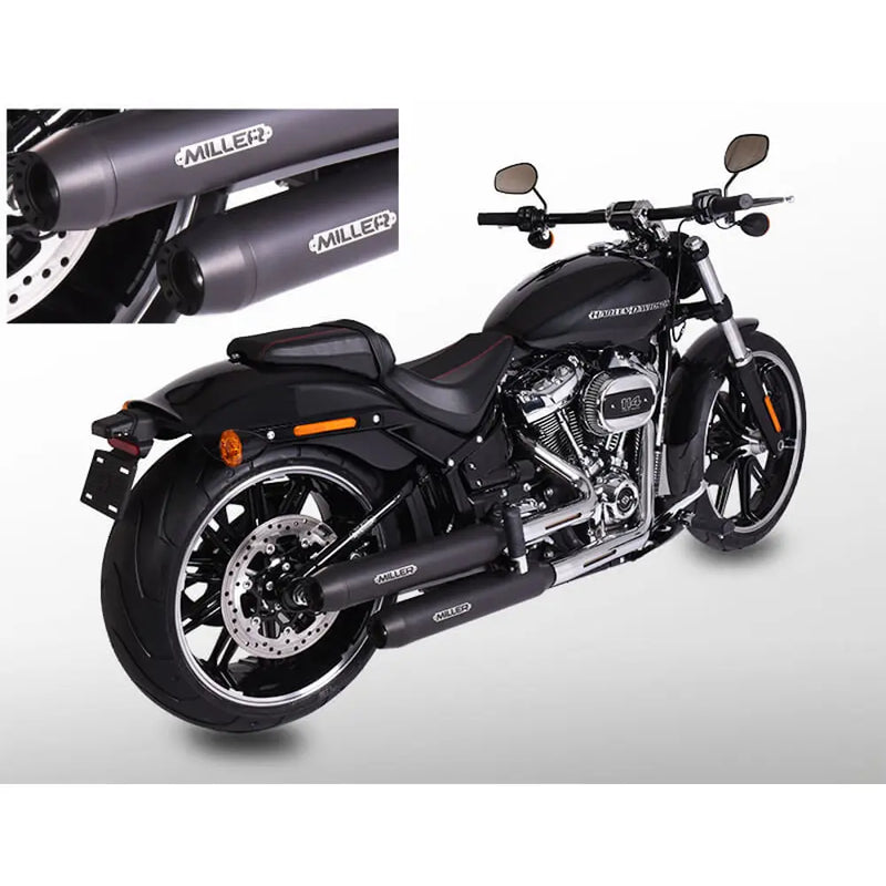 Miller Destiny Euro 5 Slip-On Mufflers for Harley  - Customhoj