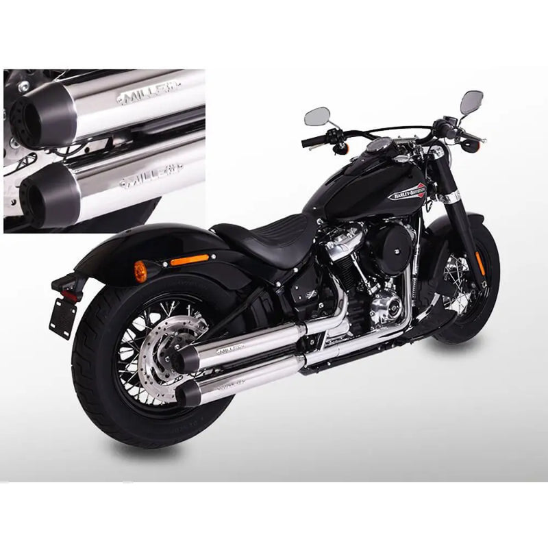 Miller Destiny Euro 5 Slip-On Mufflers for Harley  - Customhoj