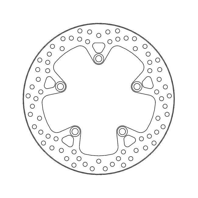 Moto-Master Brake Disc Honda CB 1100 (cast wheels) 10-14 Moto-Master Halo Rear Brake Disc for Honda Customhoj