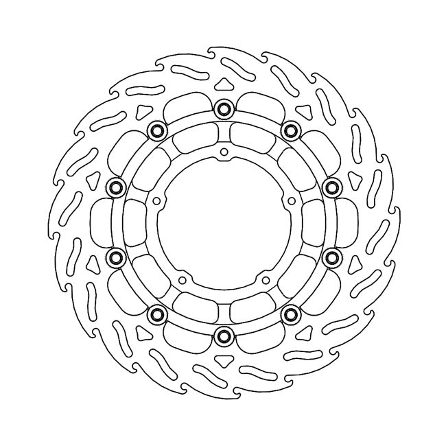 Moto-Master Brake Disc Honda CRF 1100 L Africa Twin Adventure Sports 20-22 Moto-Master Flame Front Right Brake Disc for Honda Customhoj