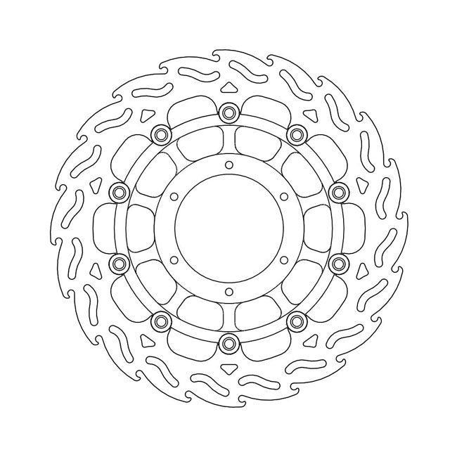 Moto-Master Brake Disc Honda CTX 1300 2014 Moto-Master Flame Front Right Brake Disc for Honda Customhoj