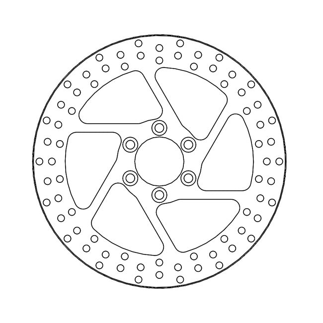 Moto-Master Brake Disc Suzuki Intruder 600 95-97 Moto-Master Halo Front Right Brake Disc for Suzuki Customhoj