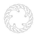 Moto-Master Brake Disc Yamaha V-Max 1680 (non-ABS) 09-16 Moto-Master Flame Rear Brake Disc for Yamaha Customhoj