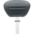 Mustang Deluxe Rider Backrest for Harley 08-25 Touring (excl. 23-25 CVO; 24-25 Road Glide / Street Glide) / Deluxe / Black / Gray  - Customhoj