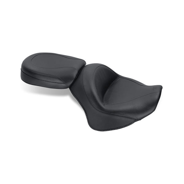 Mustang Standard Touring 2-Up Seat for Yamaha 11-17 XVS 1300 Custom / Stryker / Without backrest  - Customhoj