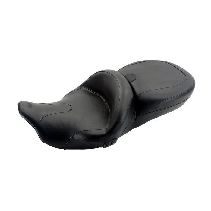 Mustang Super Touring Summit Rushmore Seat for Harley 08-25 Touring (excl. 23-25 CVO; 24-25 Road Glide / Street Glide) / With heating  - Customhoj
