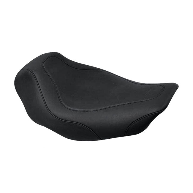 Mustang Tripper Solo Seat for Harley 97-07 Touring Road King / Street Glide / Black / Plain  - Customhoj