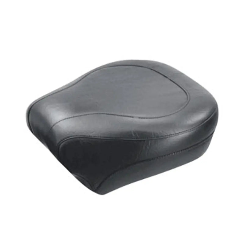 Mustang Wide Touring Passenger Seat for Harley 07-17 Softail Heritage Classic / Plain / Black / Non-Recessed  - Customhoj