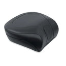 Mustang Wide Touring Passenger Seat for Harley 84-99 Softail / Plain / Black / Recessed  - Customhoj