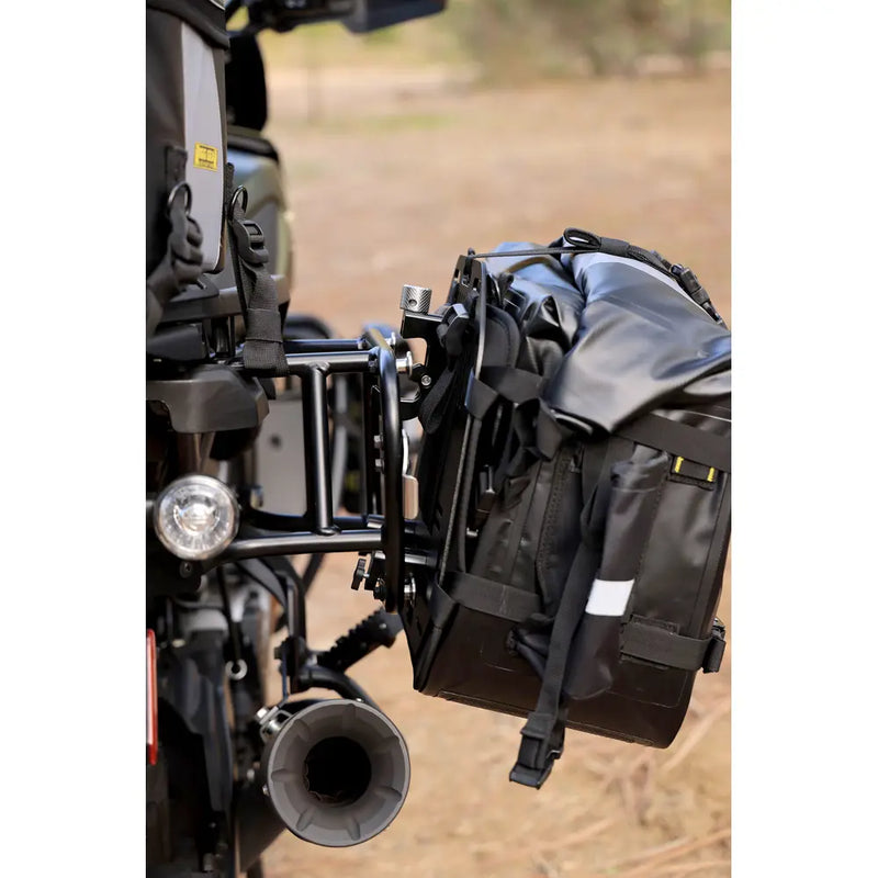 Nelson Rigg Saddlebag Quick Release Plates Flat Oval Bar  - Customhoj