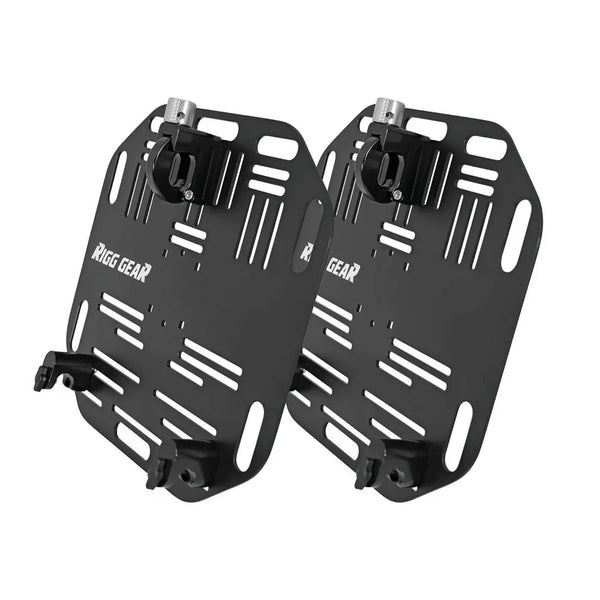 Nelson Rigg Saddlebag Quick Release Plates Flat Oval Bar  - Customhoj