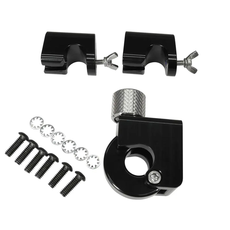 Nelson Rigg Saddlebag Quick Release Plates Round Bar  - Customhoj