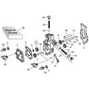 Oil Pump Parts Diagram Exploded View for Harley Knuckle / Pan / Shovel 6) 41-67 Big Twin. Return gear, driven. Replaces OEM: 26320-36